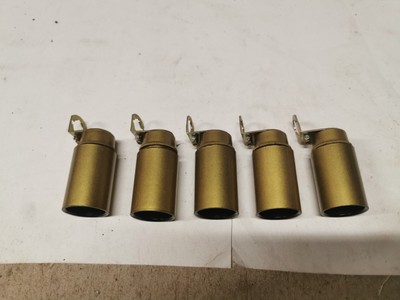 10x E14 Winkelfassung Gold Fassung mit Winkel Lampen Sockel Leuchten Fassung