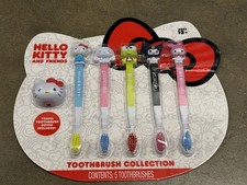 Brand New Hello Kitty And Friends Tooth Brush Collection - Set Of 5