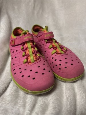 Stride Rite Made 2 Play Pink Outdoors Water Shoes Sz 4 Youth