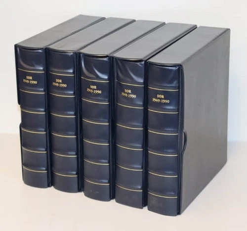 GDR 1949 to 1990 Mint Luxury Collection Complete in 5 Borek Albums
