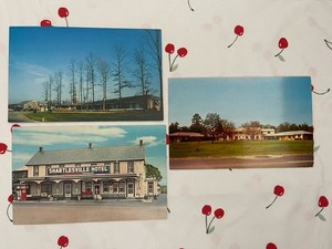 Vintage Postcards Virginia, Georgia & Pennsylvania~Vintage Roadside Motels c1950