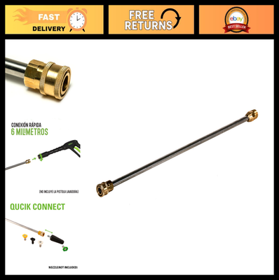 #ad 4500 PSI Universal Pressure Washer Replacement Wand High Pressure Cleaning Too $36.09
