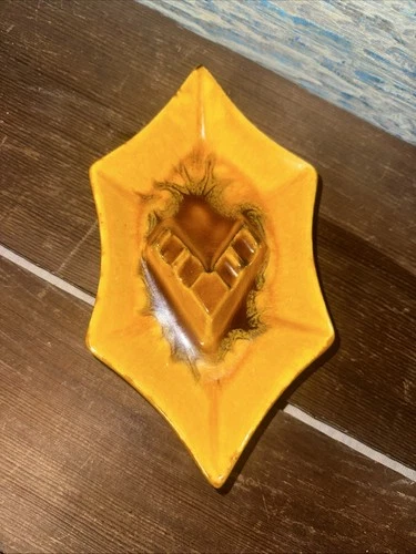 Vintage Royal Haeger Mid Century Orange Ashtray #138