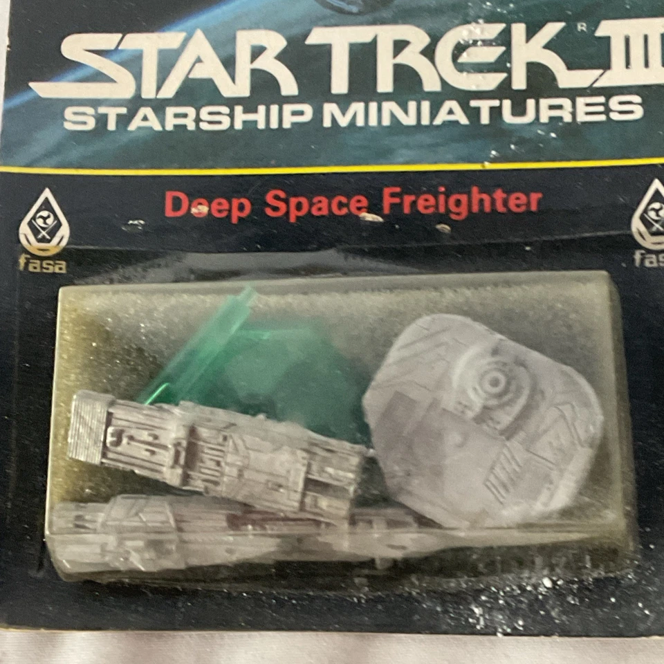 Star Trek III Deep Space Freighter 2520 Starship Miniatures 1984 FASA Foto 3 de 4
