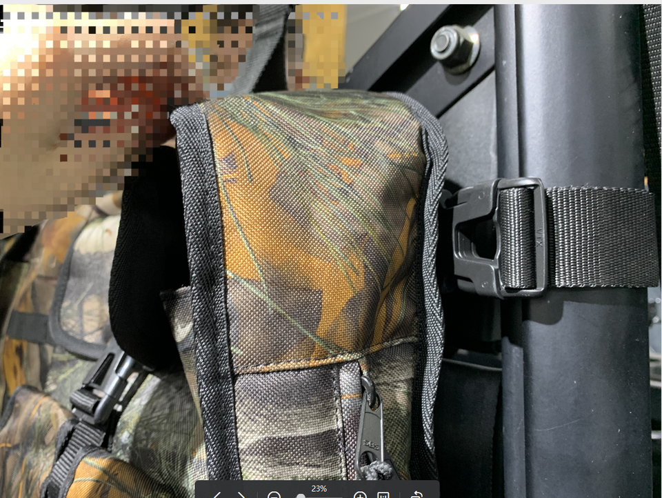 2019 UTV/SXS KEMIMOTO Double Carrier Holder Tool Rack Case Organizer Rear Storage Bags | Black