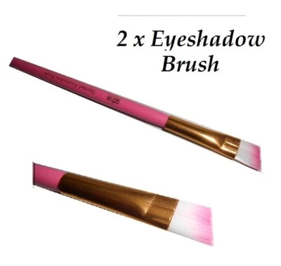 SHAFRON 2 x Slanted Eyeshadow Brush Professional -Tapered Perfekt zum Schattieren des Auges