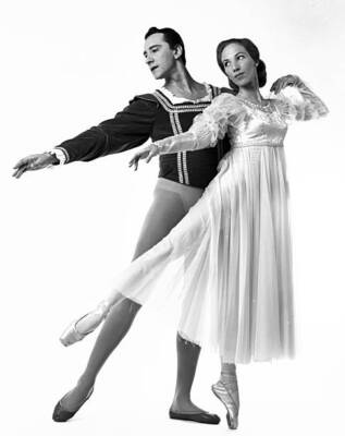 Yvonne Chouteau & Her Husb& Miguel Terekhov 1963 OLD BALLET PHOTO