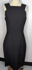 J. Crew Cutout Dress in Stretch Wool Black B4417 NWT Size 4
