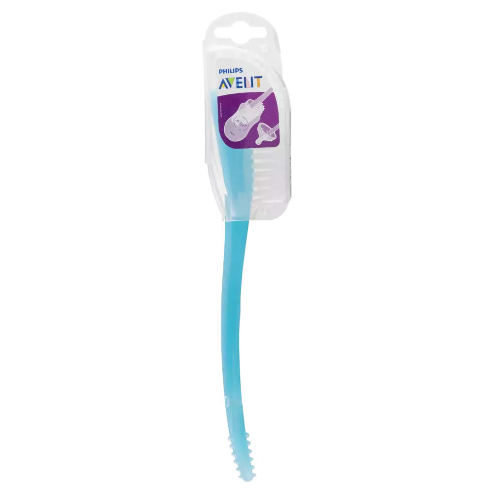 AVENT Bottle Brush - Blue Nipple Teat Baby BPA Free Easy Cleaning SCF145/06