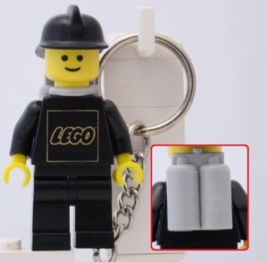 lego fireman keyring