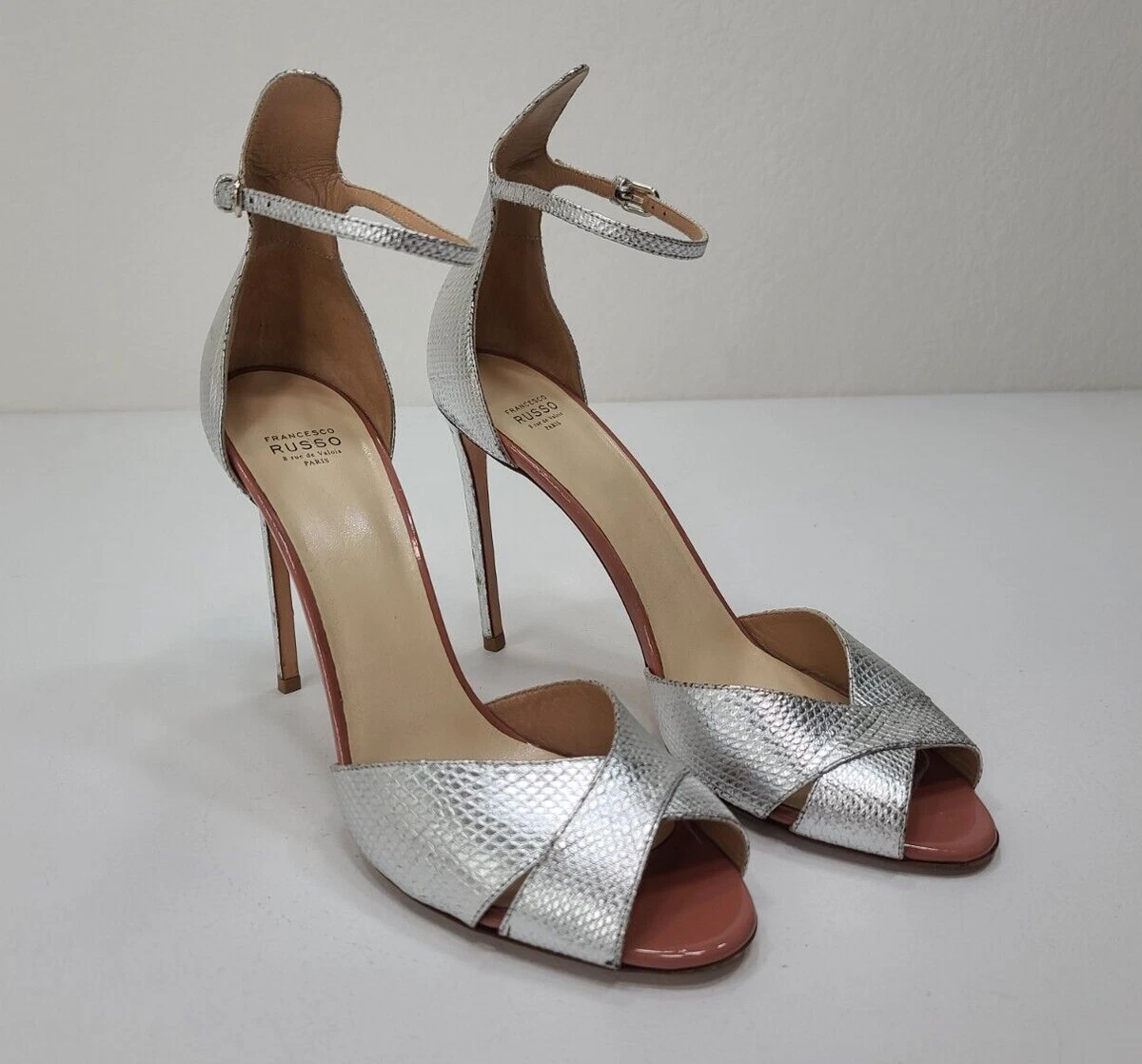 Francesco Russo Stiletto Pumps Size 41 11 US Made in Italy