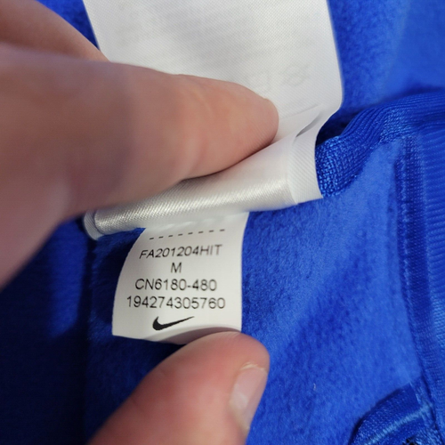Nike On-Field Jacket Mens Medium Blue Engineered Full Zip Collared Pitt Panthers - Picture 16 of 18