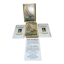 Congress 606 Full Deck Playing Cards With Case, Sailing Ship On Sea