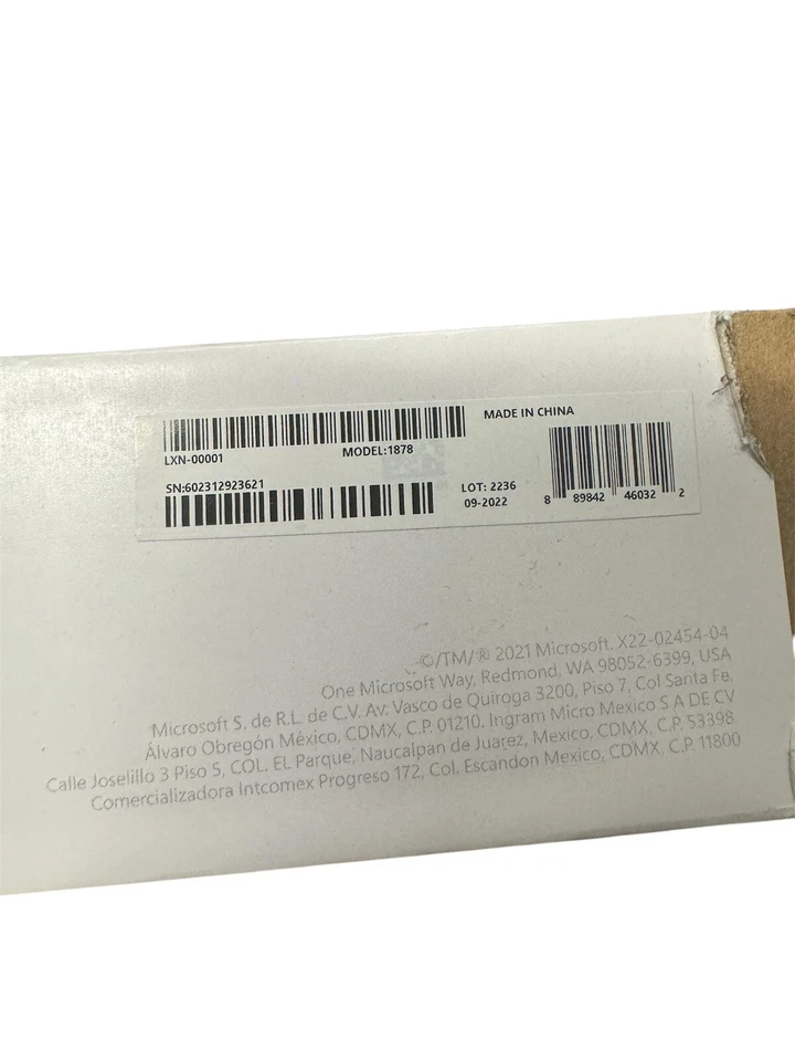 BNIB Unopened Microsoft 1878 LXN-00001 Ergonomic Wired Keyboard Black RARE - Image 4 of 4