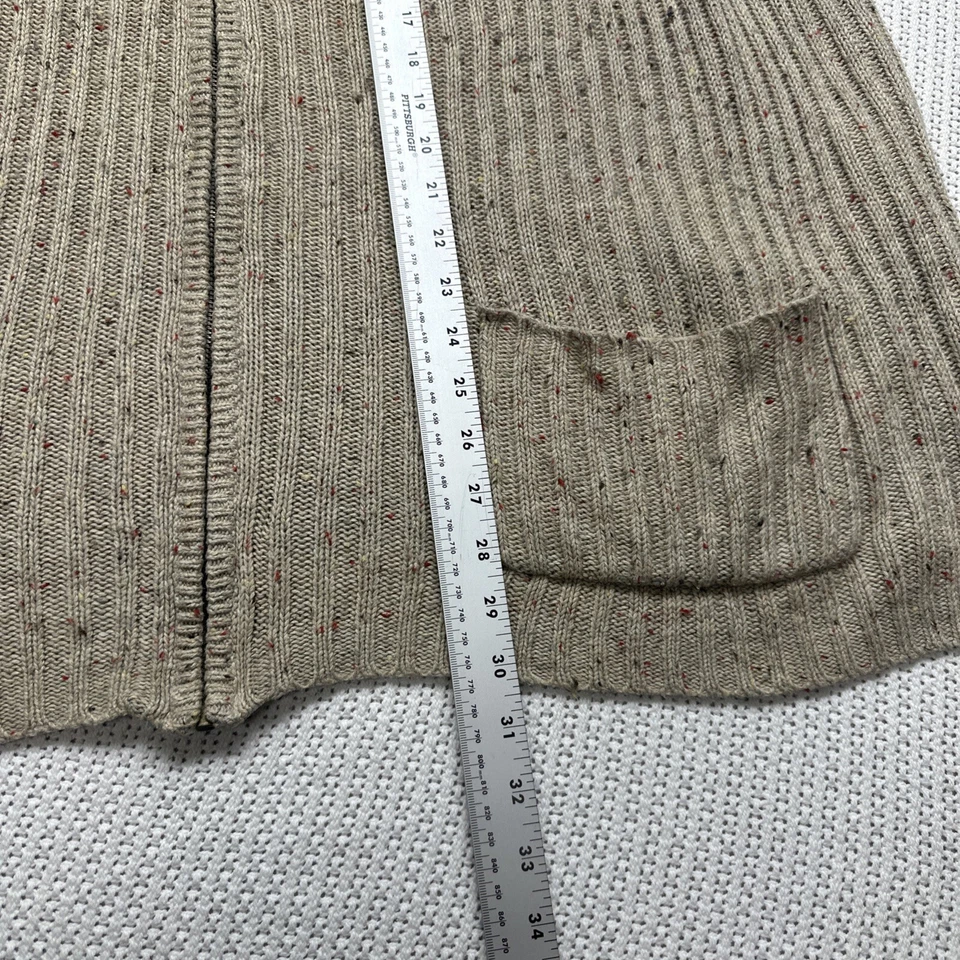 Abuela Suéter Moteado Cremallera Completa Cárdigan Chaleco 2X Cottagecore Boho Abuela Foto 4 de 4