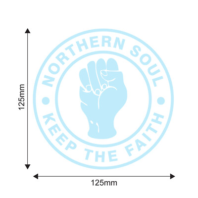 NORTHERN SOUL KEEPING THE FAITH AUTO SCOOTER ADESIVO VINILE - Foto 8