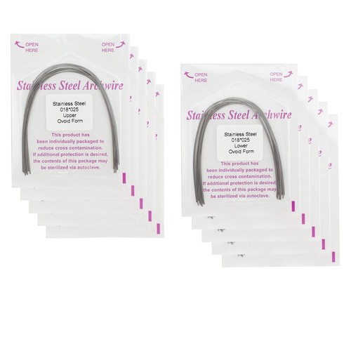 100PC Dental Orthodontic Arch Wire Stainless Steel Ovoid Form Round Rectangular - Picture 46 of 51