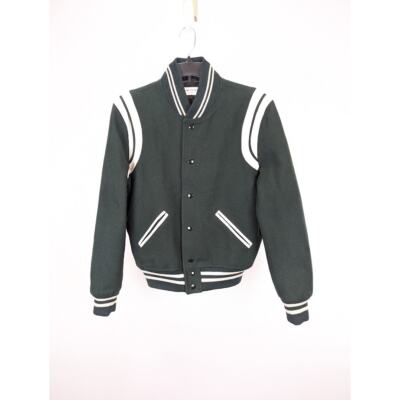 ジャケット・アウター SAINT LAURENT PARIS TEDDY JACKET 46 Saint Laurent Paris Teddy Jacket in Multicolor USED 46 | eBay