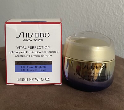 Shiseido Ginza Tokyo Vital Perfection Uplifting & Firming Cream 1.7oz / 50ml New
