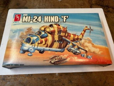 Rare AMT Mi-24 Hind F...Kit 8854 ..1/72