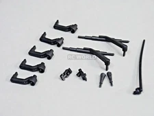 RC Scale DOOR HANDLES, WIPERS, LATCHES For Truck Bodies