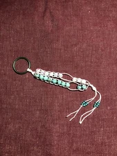 Sliding Row Counter for Knitting & Crochet, Glass Beads, Keychain Fob Style