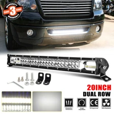 20'' 180W LED Light Bar Lower Hidden Bumper Grille For 06-2008 Ford F150 Pickup