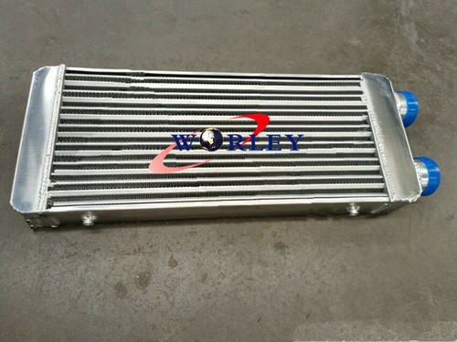 Turbo Full Aluminum Intercooler 600x300x70mm 3'' Delta Fin Same Side In/Outs - Picture 3 of 6