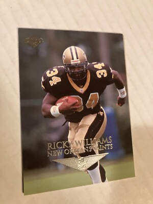 Ricky Williams Rookie Card B NEW ORLEANS SAINTS ricky Williams 1999 collectors edge rookie ...