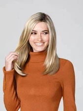 Top Coverage 18" Top Piece by Jon Renau, All Colors, Long Straight Top Piece