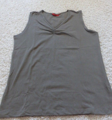 Shirt ohne Arm, olivgrün, Gr. L, Tony Brown