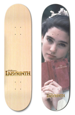 Madrid x Labyrinth 8'' Sarah Jennifer Connelly Natural Top Veneer Skateboard Deck