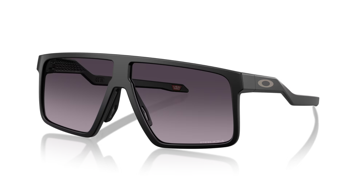 NEW Oakley HELUX Matte Black PRIZM Grey Gradient Lens Sunglasses