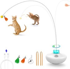 Oxawo Interactive Cat Toys Cat Exercise Tumbler, Rechargeable Cat Toys for In...
