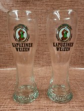 Kapuziner Weißbier altes Logo 2x Glas 0,3 l Bierglas Kulmbacher Premium Weizen