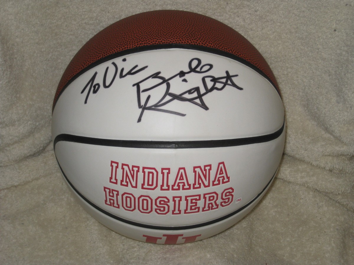 Bob Bobby Knight Signed Basketball Indiana Hoosiers COA | eBay