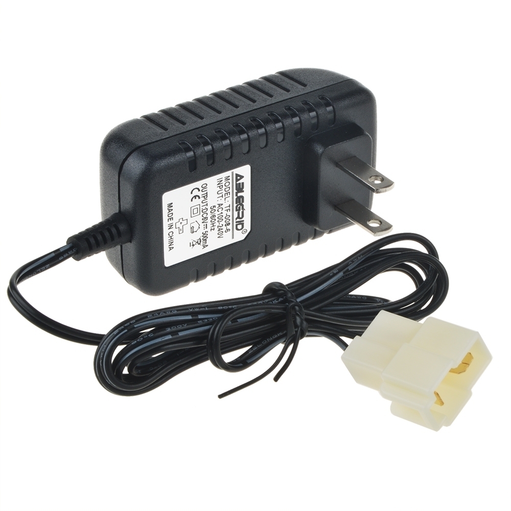 6V Charger Adapter For Kid Trax Avigo 6-Volt Wildfire Quad
