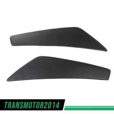 Pair Black Door Panel Insert New Fit For 2010 2012 2013 2014 Ford Mustang Smooth