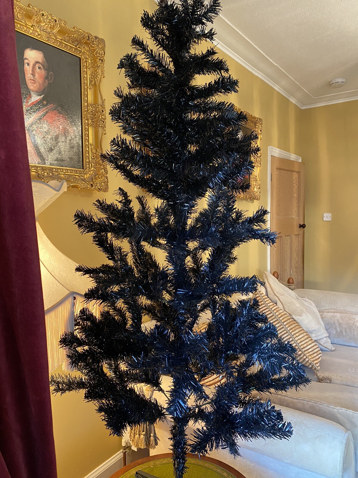 Good Condition 5ft Black Artificial Christmas Tree Boxed eBay