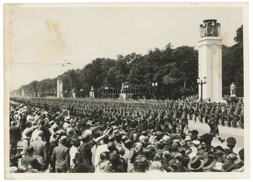 Orig. PRESSE Foto Parade Legion Condor Spanien Soldaten in BERLIN 1939