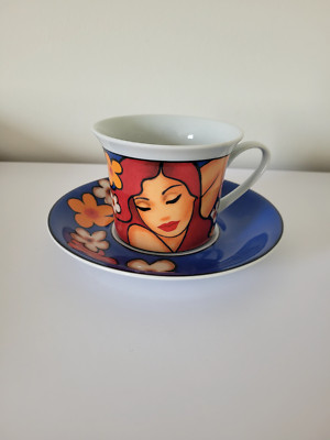Rosenthal studio-line, Tasse mit Untertasse, Ekaterina More, Künstleredition