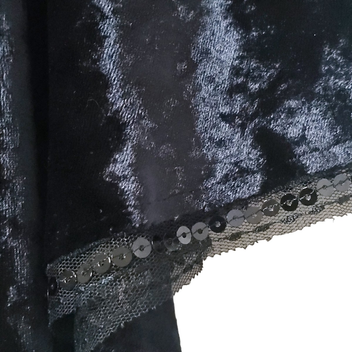 Express Y2K Velvet Top Size S Black Lace Trim Witchy Goth Express Y2K Velvet Top Size S Black Lace Trim Witchy Goth