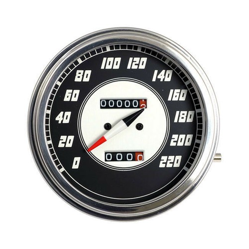 Fat Bob Tachimetro C - Face, Km/H Nero, per Harley - Davidson 2:1