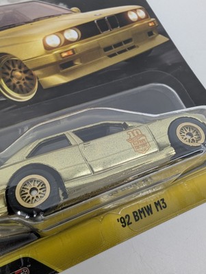 Hot Wheels Car Culture Power Trip '92 BMW M3 Gold Chase Minor