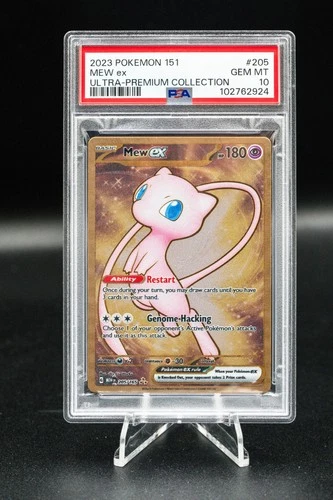 PSA 10 Mew ex - (151 Metal Card) 205/165 Sv: Scarlet & Violet 151 UPC Promo