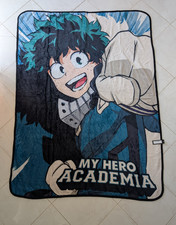 My Hero Academia Deku Throw Blanket 45"x60" Anime Fleece MHA Stunned Mind NEW