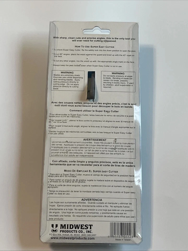 Midwest Products Co. 1128 Super Easy Cutter NOS - Image 4 of 4