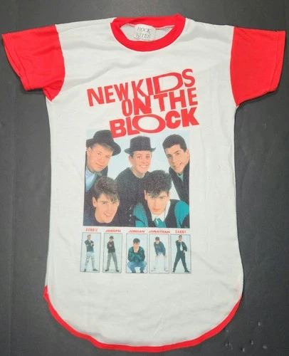 VTG New Kids on the Block T-Shirt 1990 90s NKOTB Rock Nites 1990s vintage concert t-shirt, vintage, single stitch, B+ condition