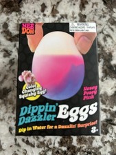NeeDoh Dippin’ Dazzler Color Changing Egg Nosey Posey Pink Easter Viral TikTok