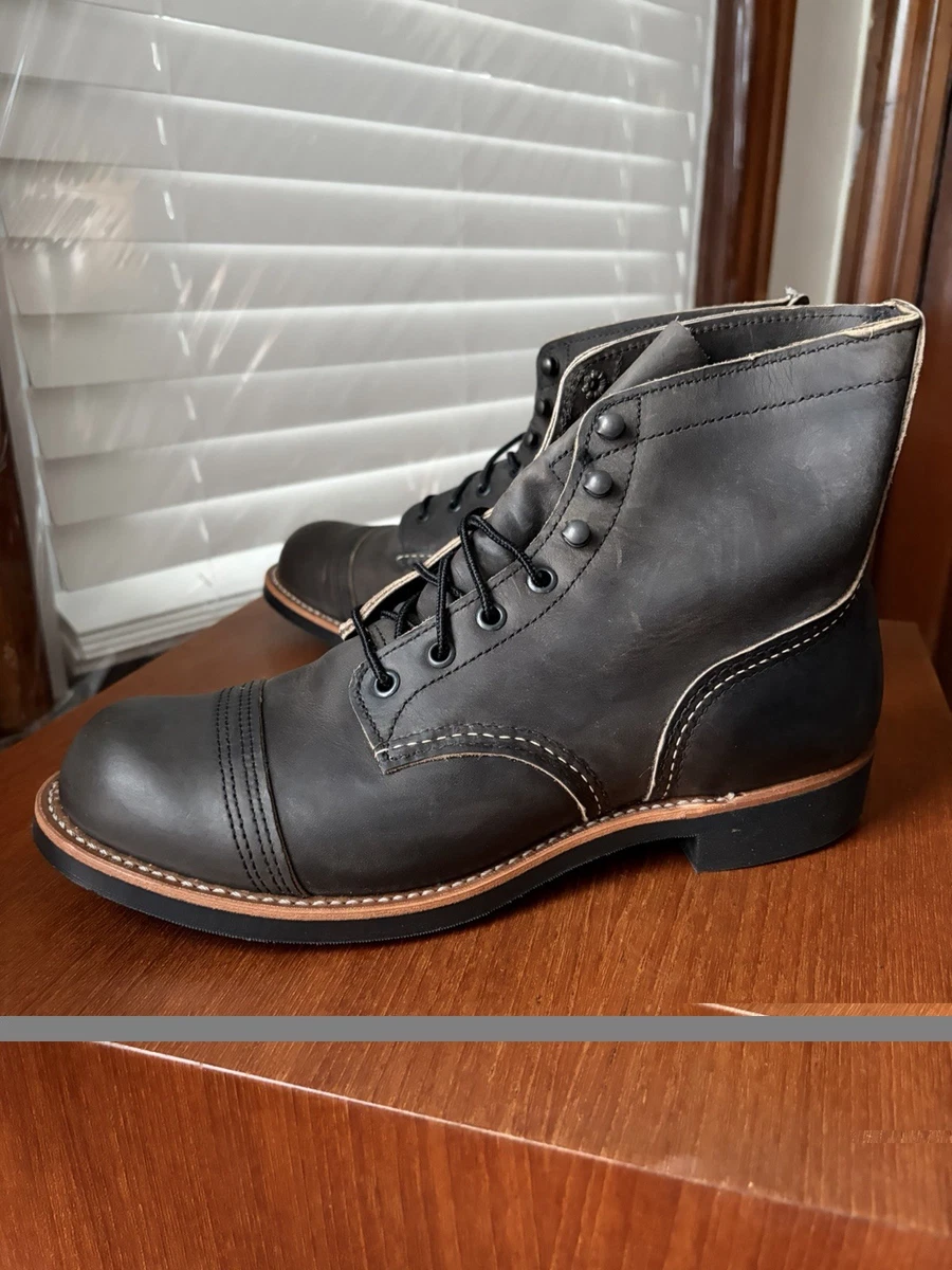 Red Wing Shoes Red Wing Iron Ranger Gray Boots for Men for  display picture 1
